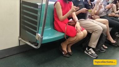 【HSP's video1080P】地铁肉丝街拍美女玩鞋[08:39] - HSP视频- 街拍 第一站