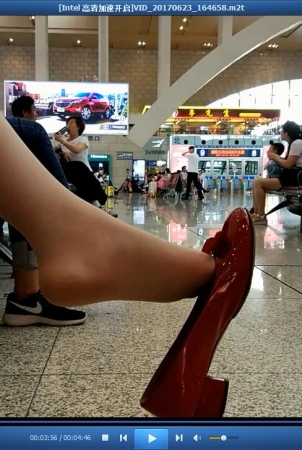The street pats high-heeled shoes of filar sufficient video the technology carry